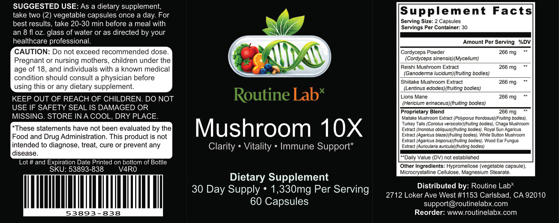 Mushroom 10X